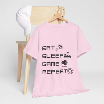 Eat Sleep Game Repeat T-Shirt