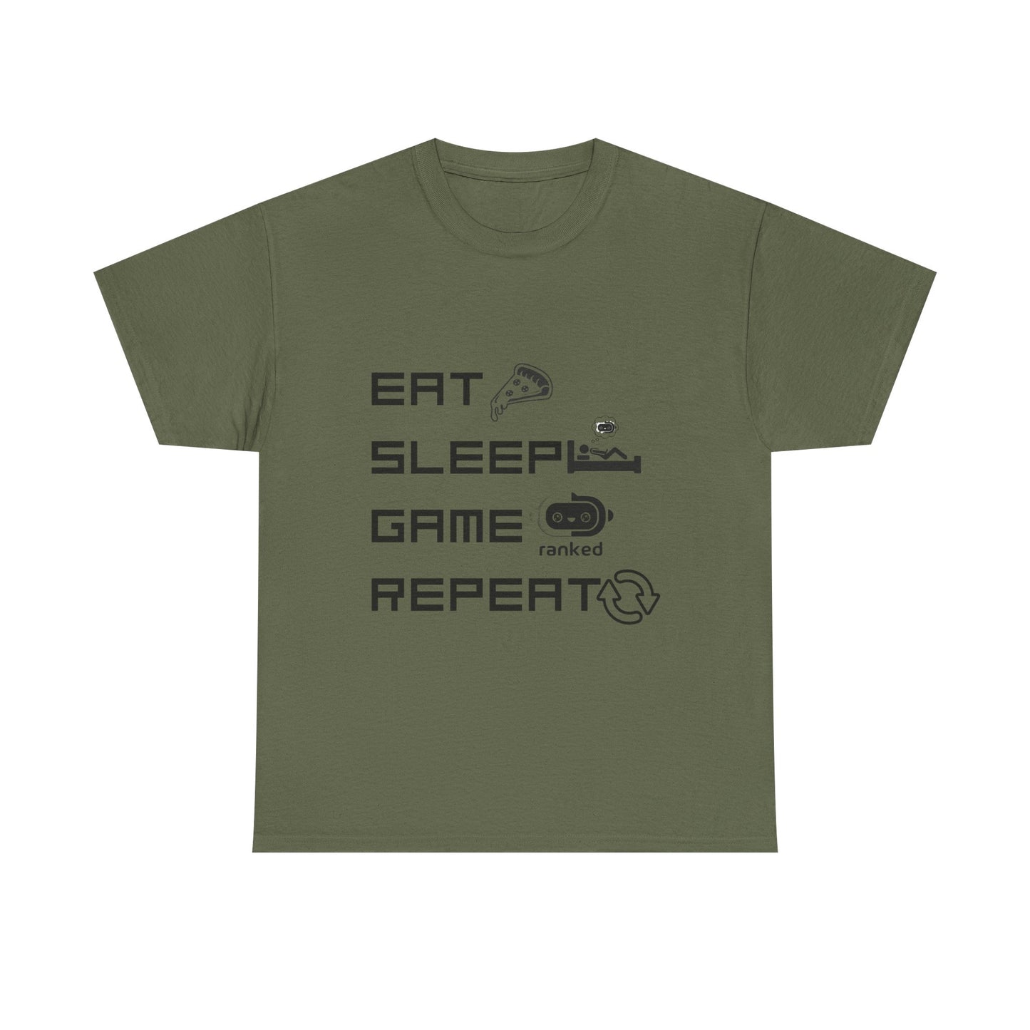 Eat Sleep Game Repeat T-Shirt