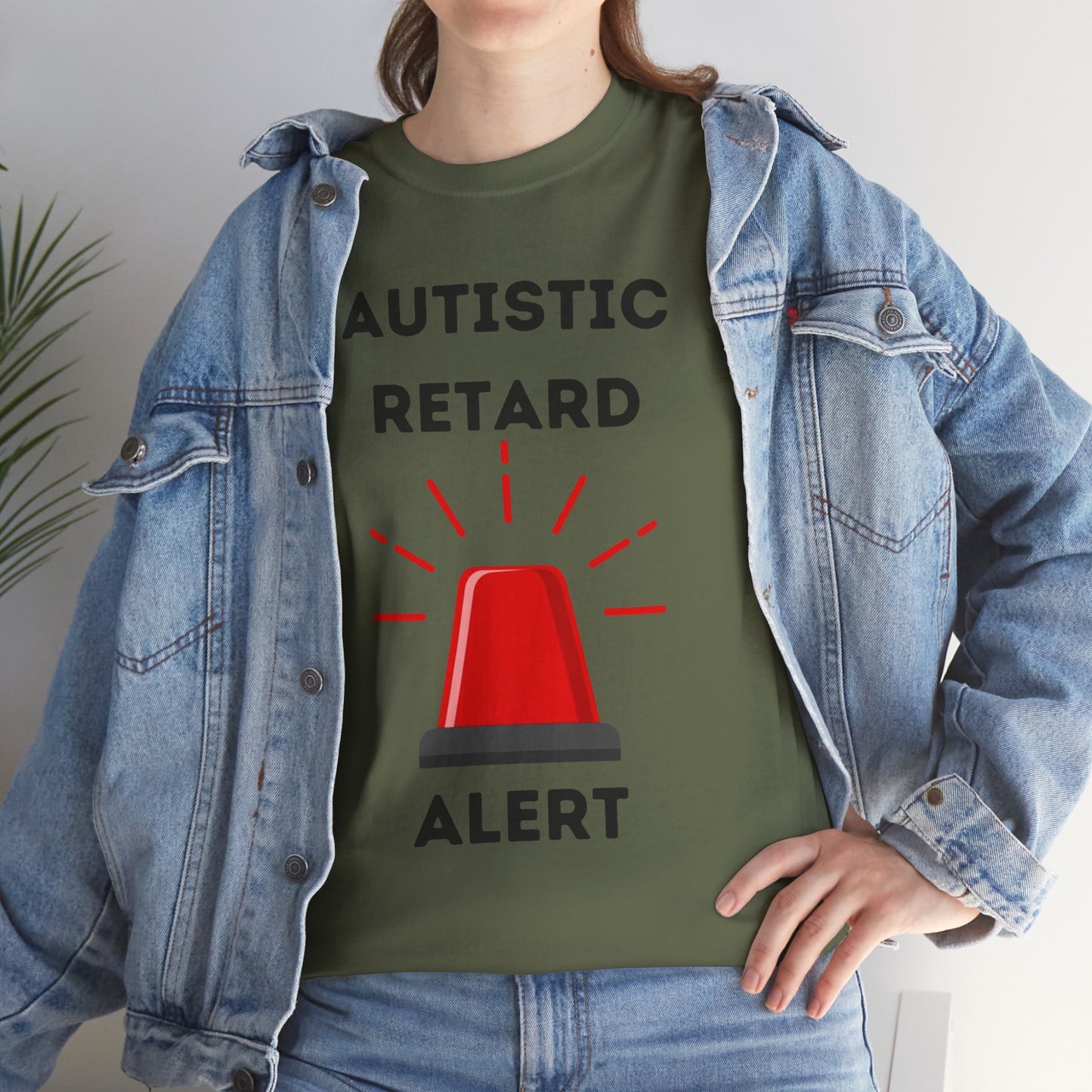 Autistic Retard Alert T-Shirt