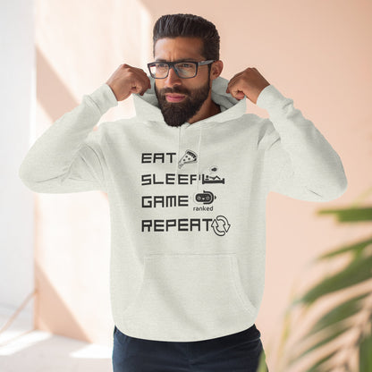 Eat Sleep Game Repeat Hoodie