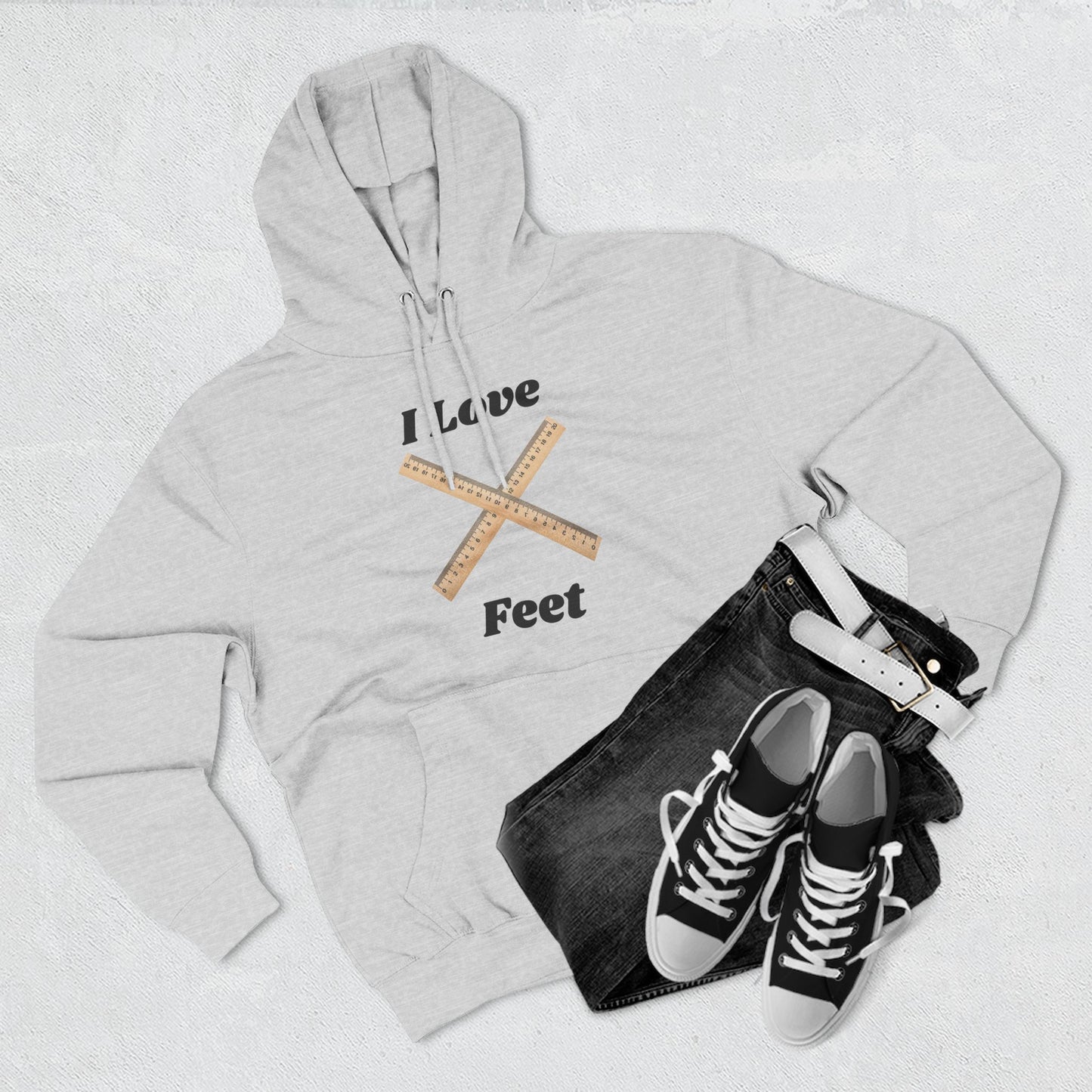 I Love Feet Hoodie