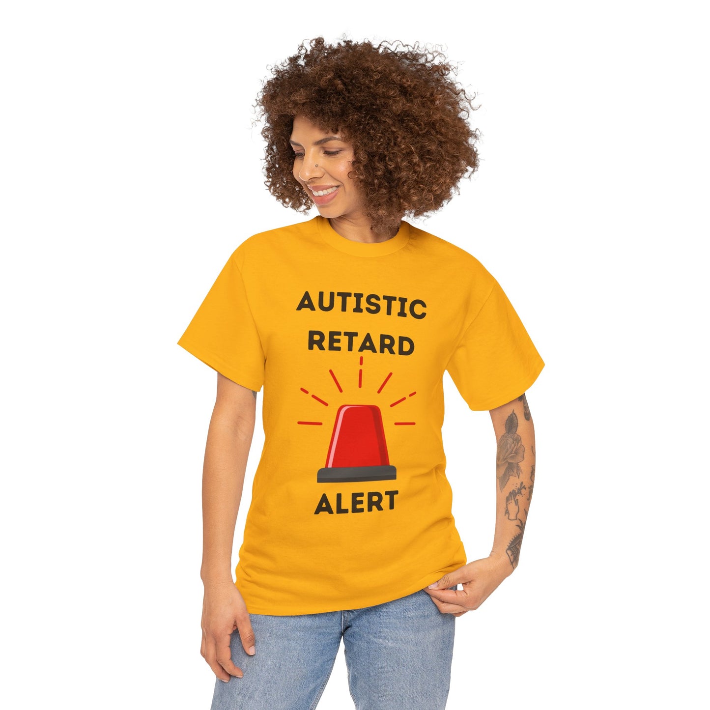 Autistic Retard Alert T-Shirt