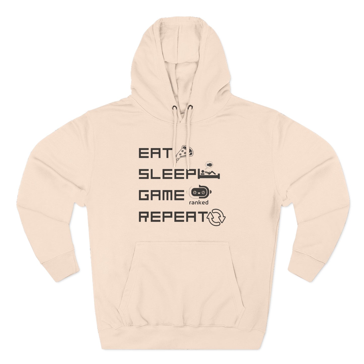 Eat Sleep Game Repeat Hoodie