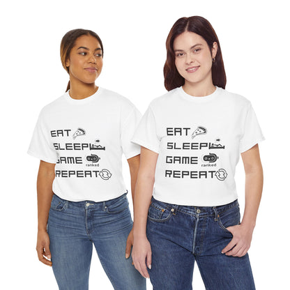 Eat Sleep Game Repeat T-Shirt