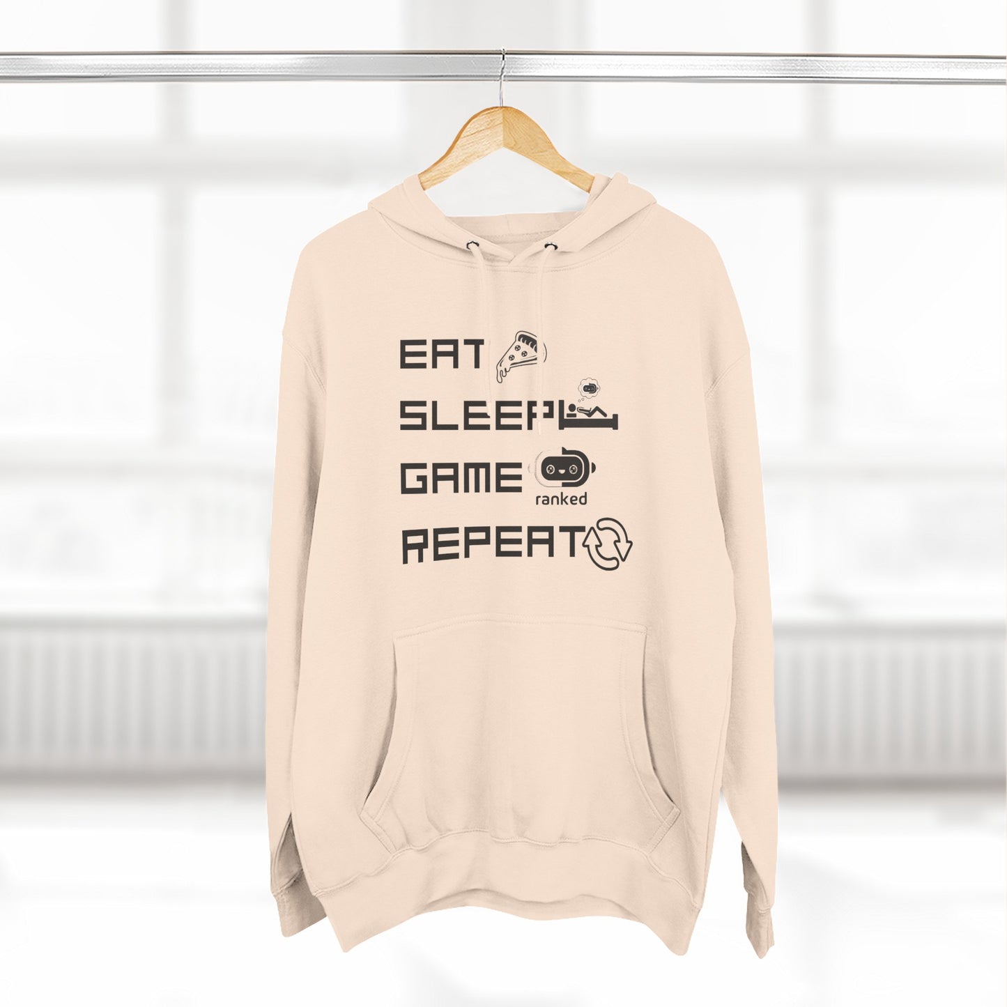 Eat Sleep Game Repeat Hoodie