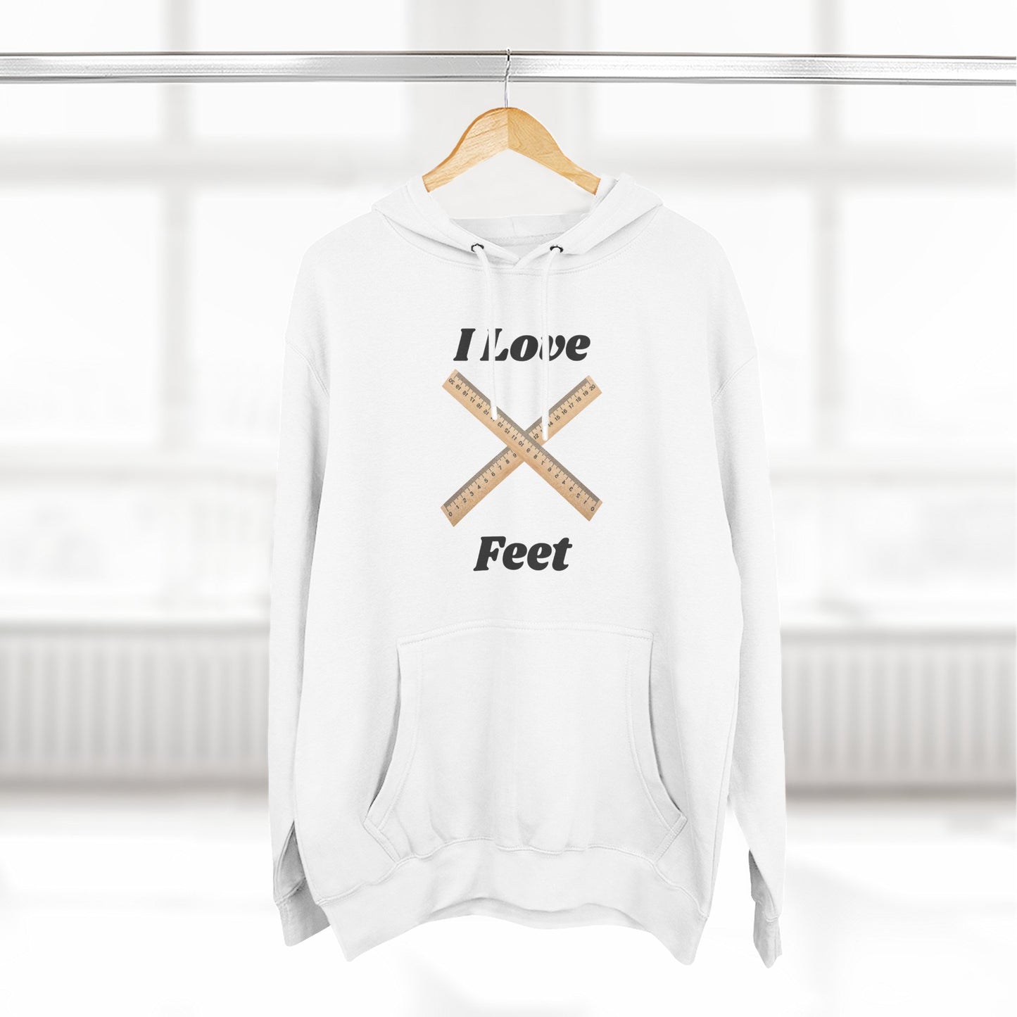 I Love Feet Hoodie