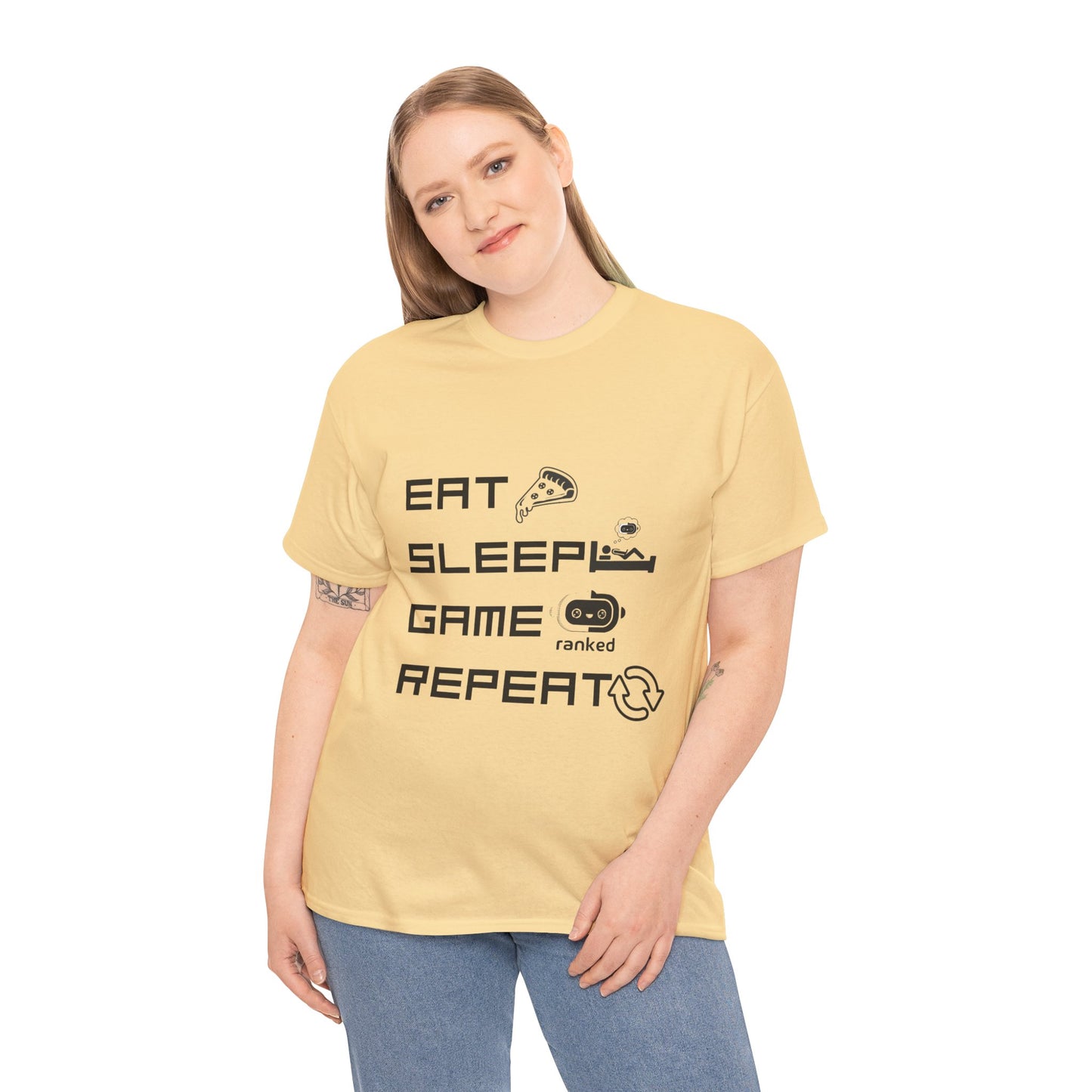 Eat Sleep Game Repeat T-Shirt