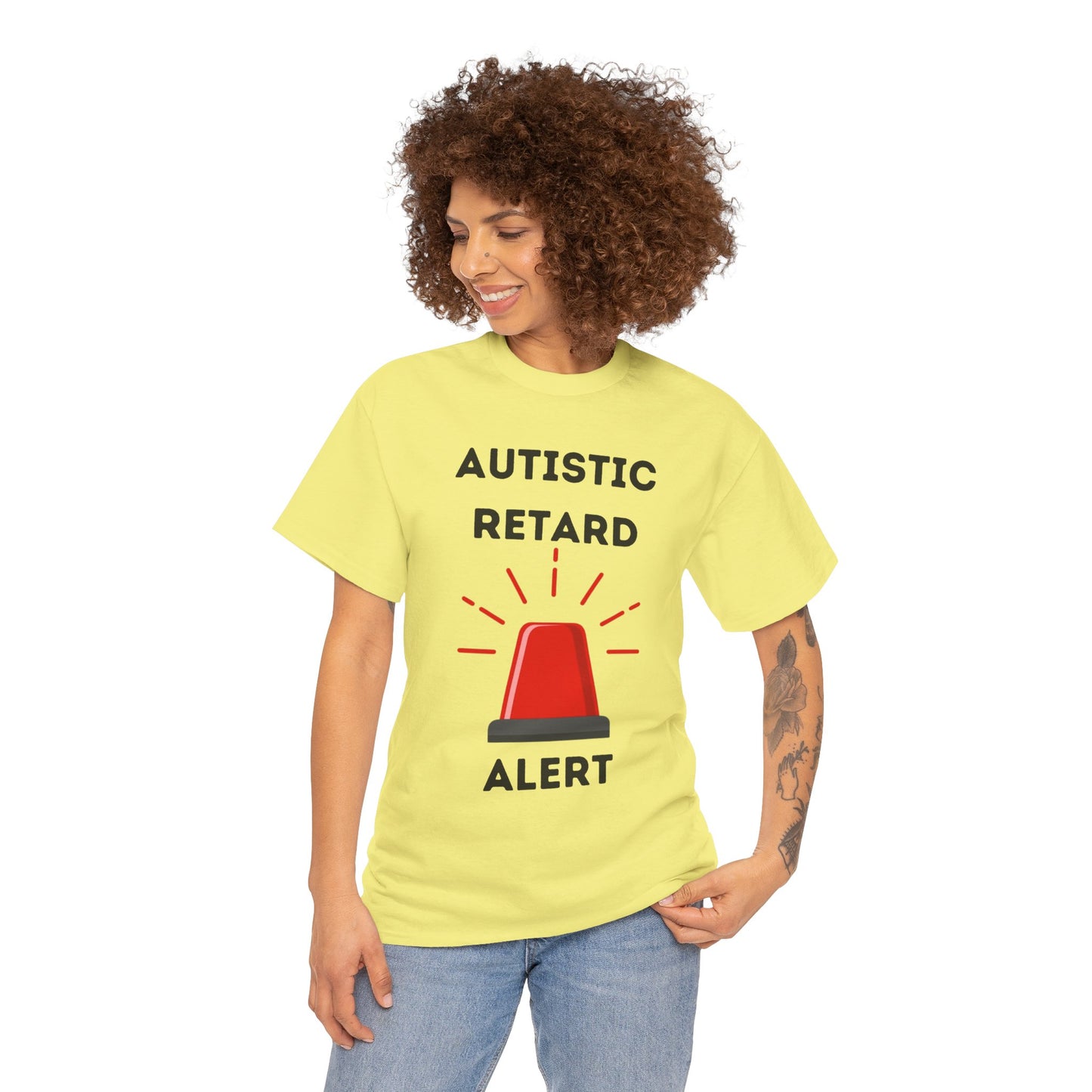 Autistic Retard Alert T-Shirt