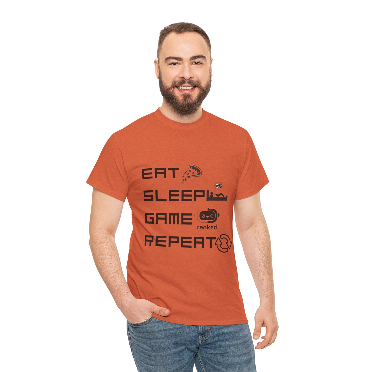 Eat Sleep Game Repeat T-Shirt