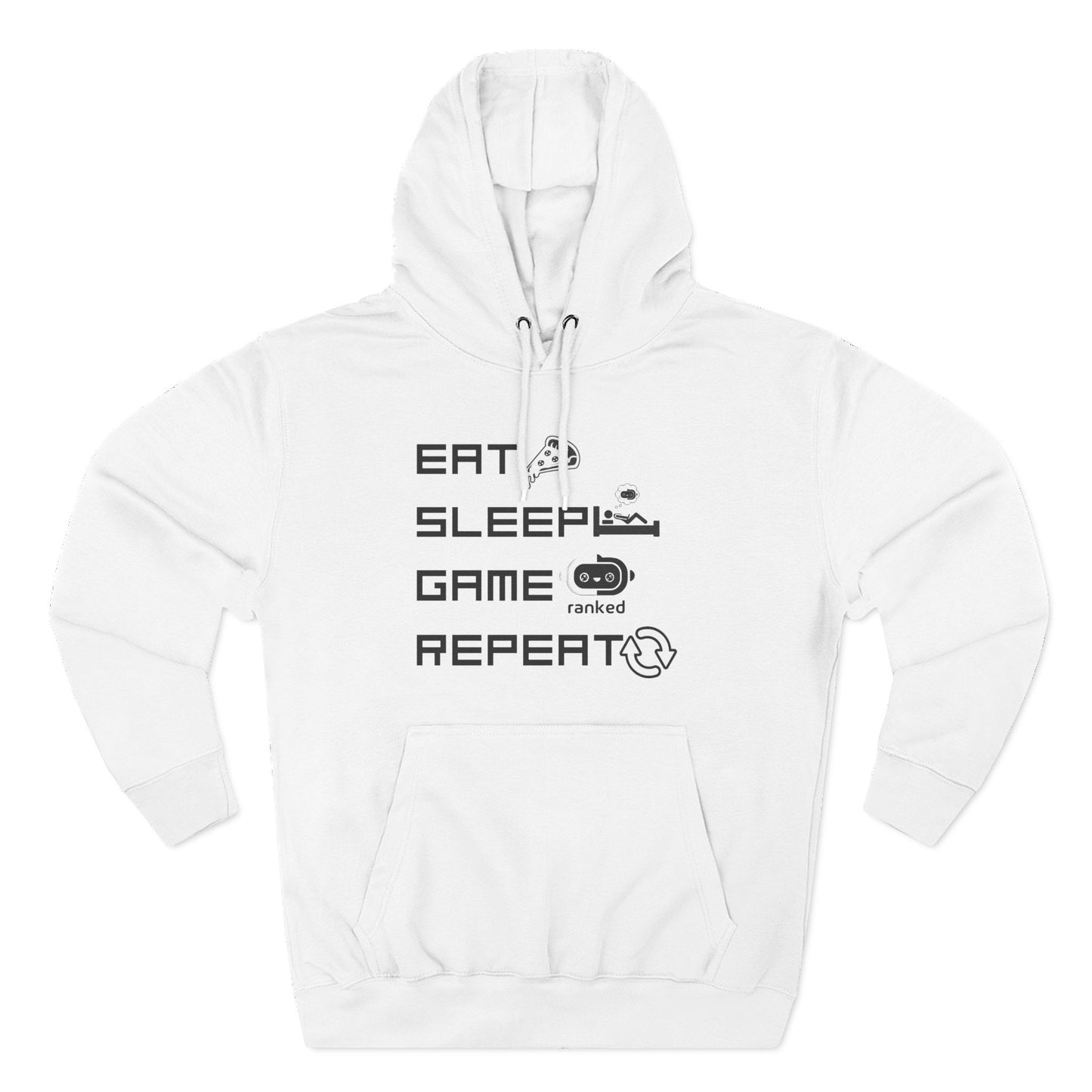 Eat Sleep Game Repeat Hoodie