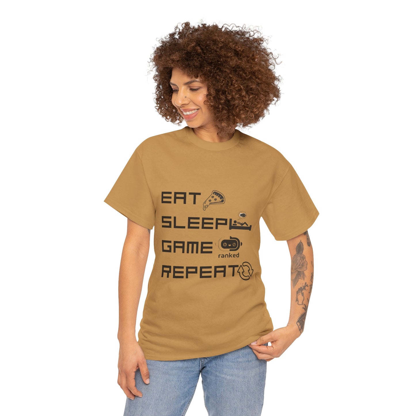 Eat Sleep Game Repeat T-Shirt