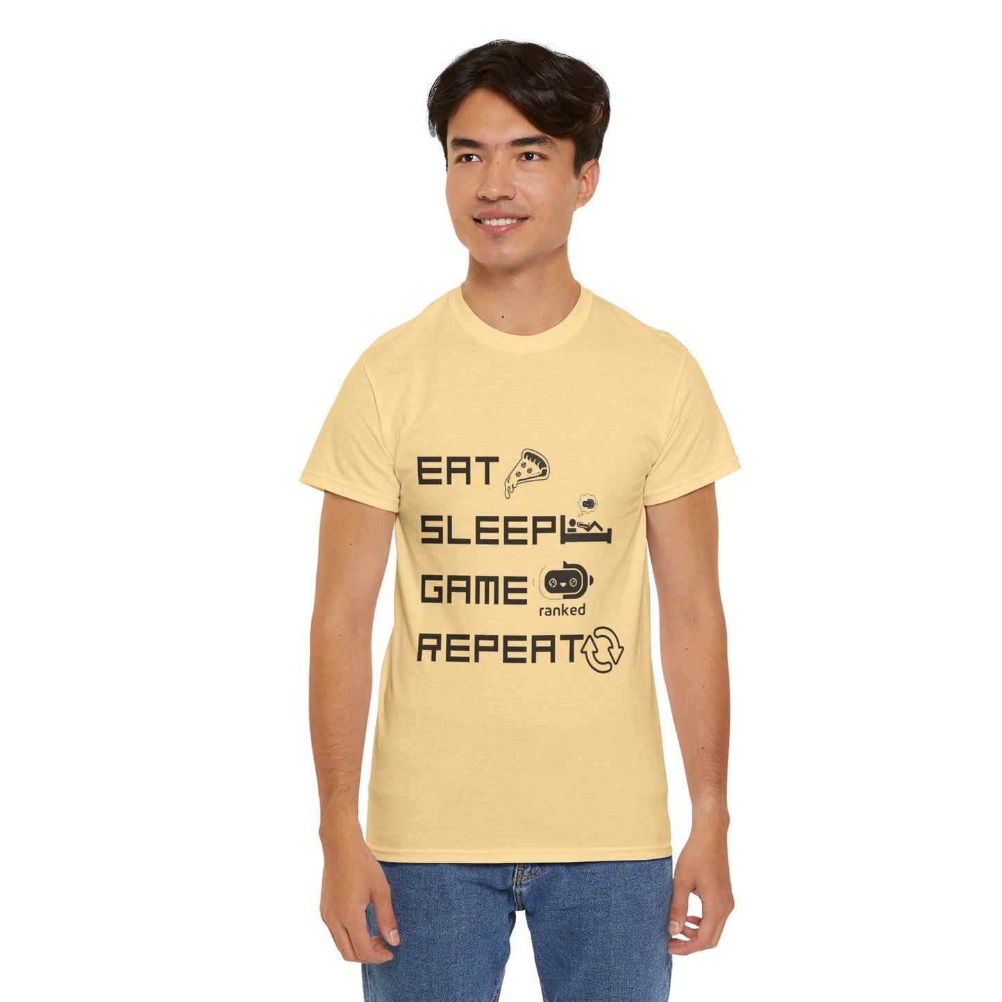 Eat Sleep Game Repeat T-Shirt