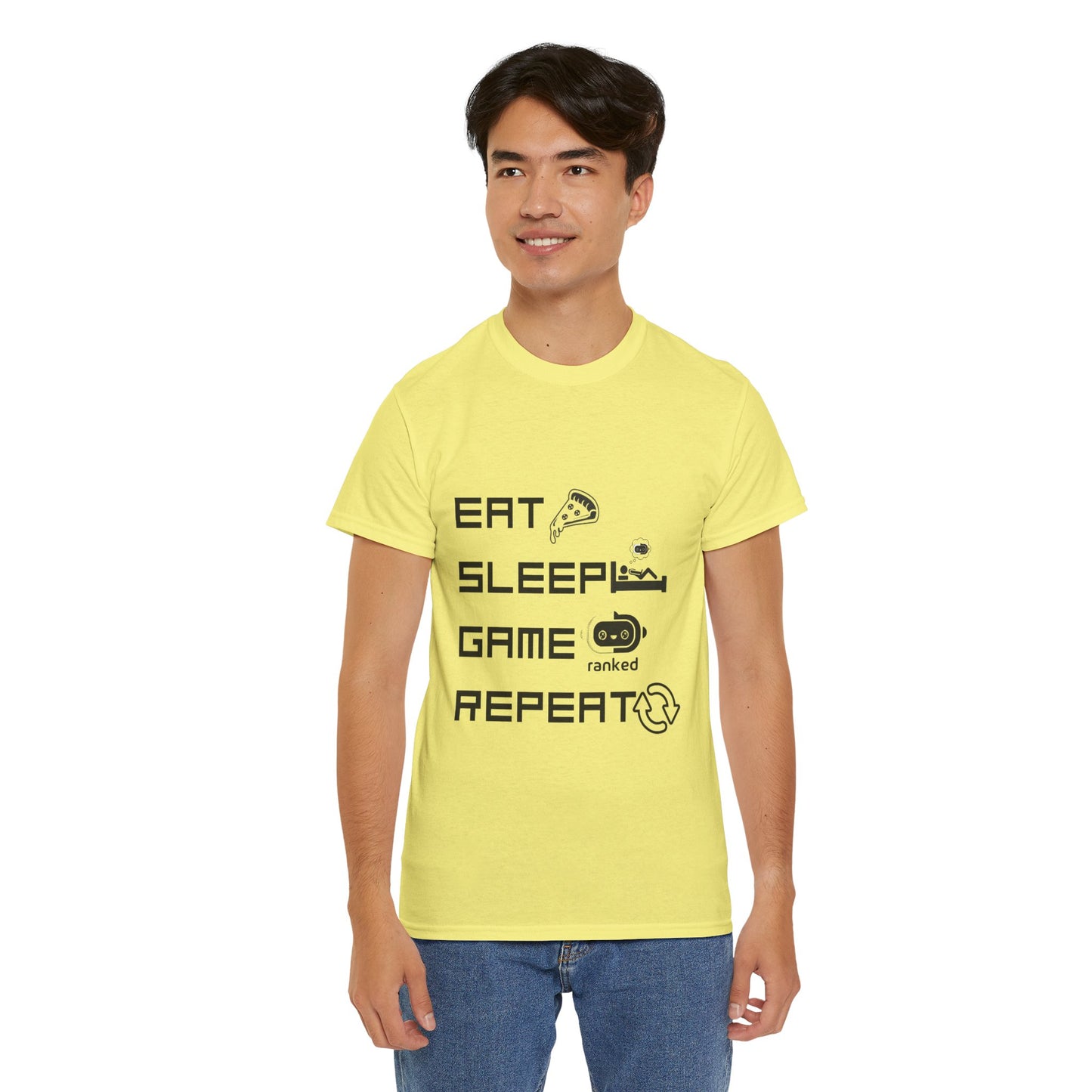 Eat Sleep Game Repeat T-Shirt