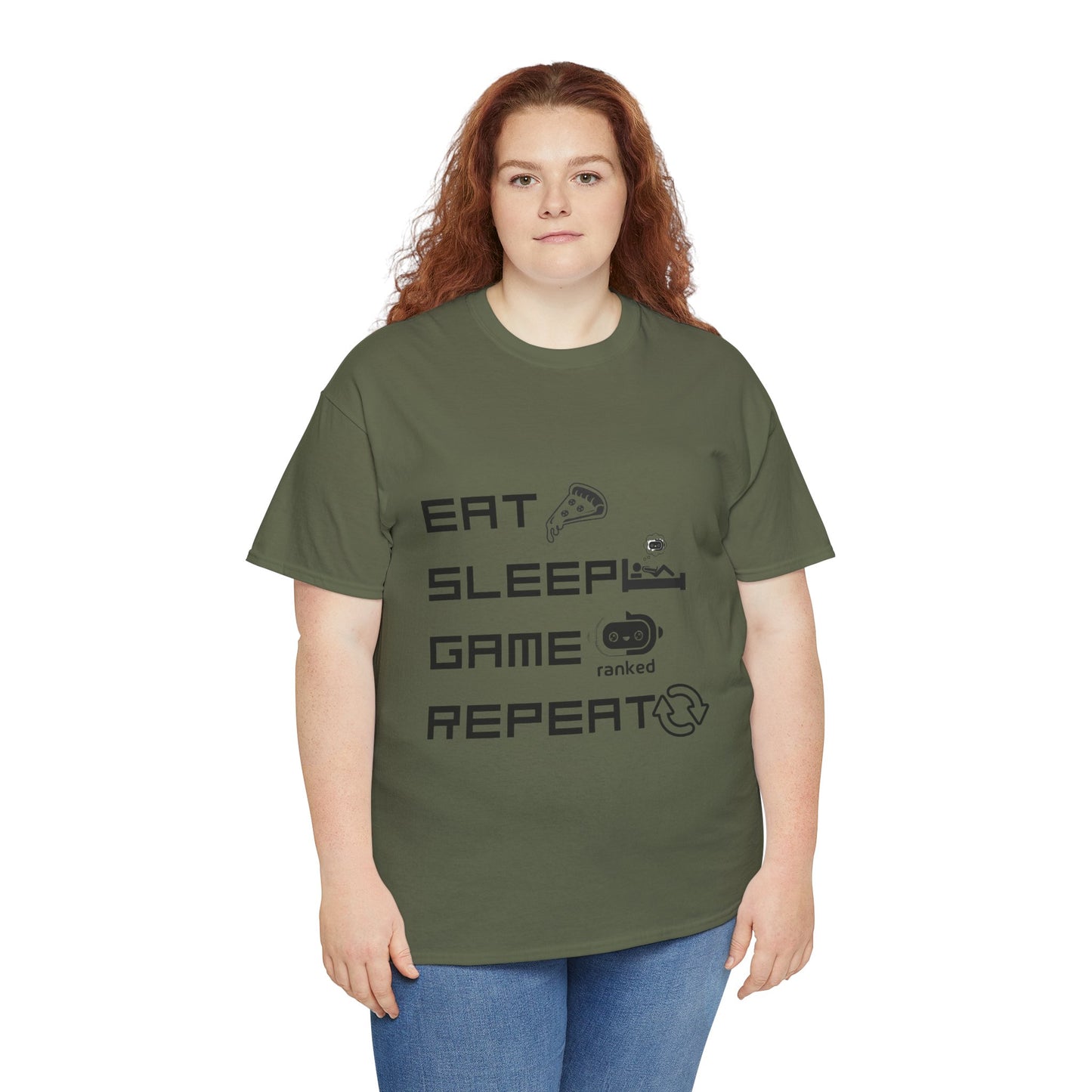 Eat Sleep Game Repeat T-Shirt