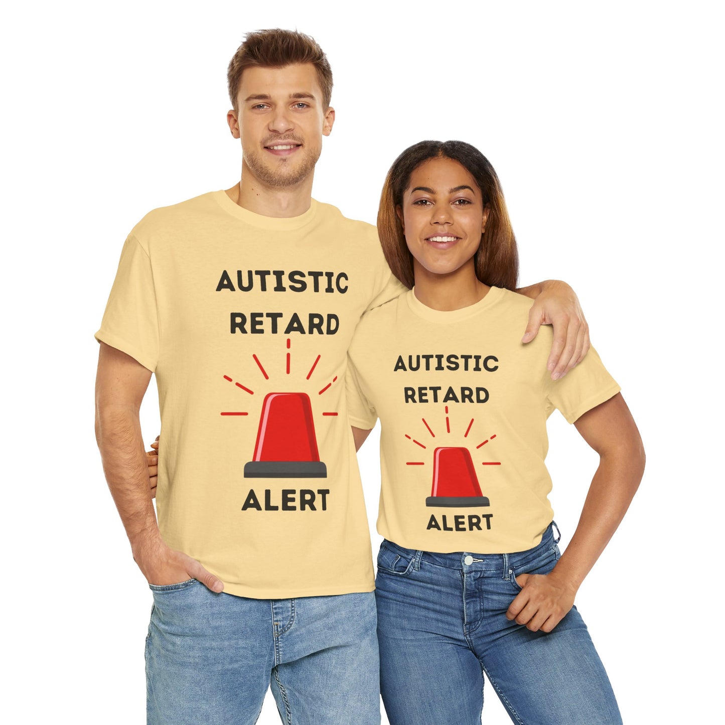 Autistic Retard Alert T-Shirt