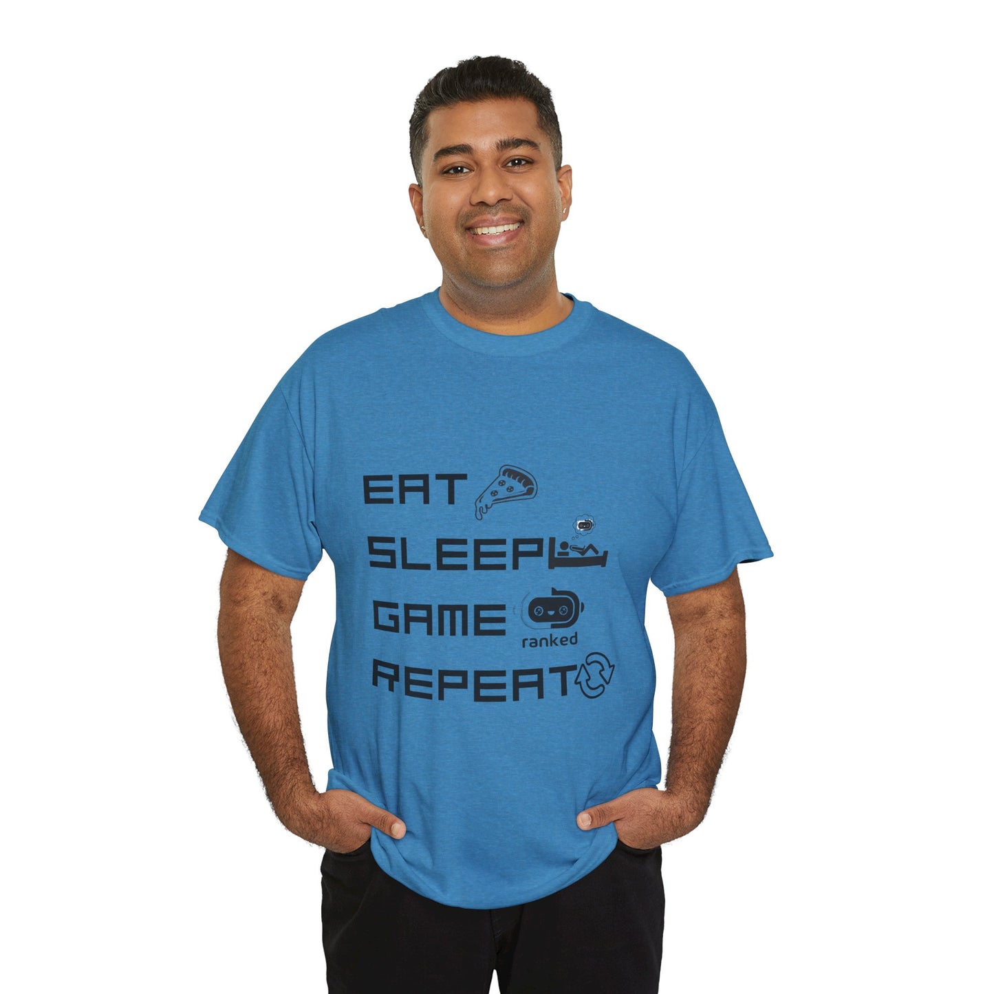 Eat Sleep Game Repeat T-Shirt