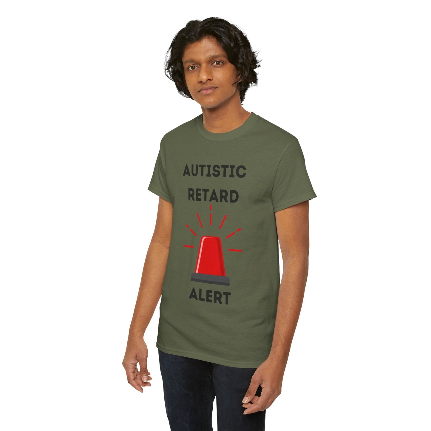 Autistic Retard Alert T-Shirt