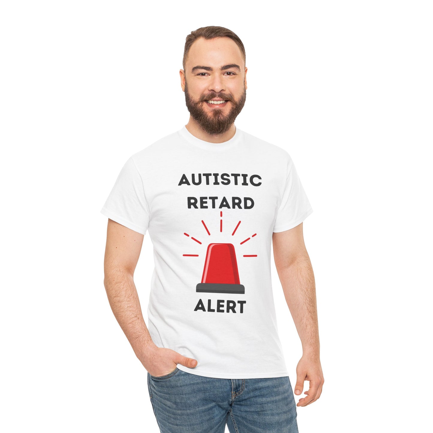 Autistic Retard Alert T-Shirt