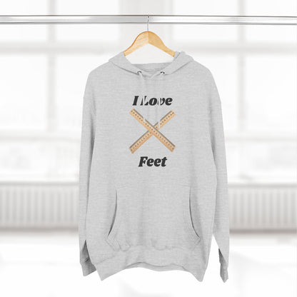 I Love Feet Hoodie