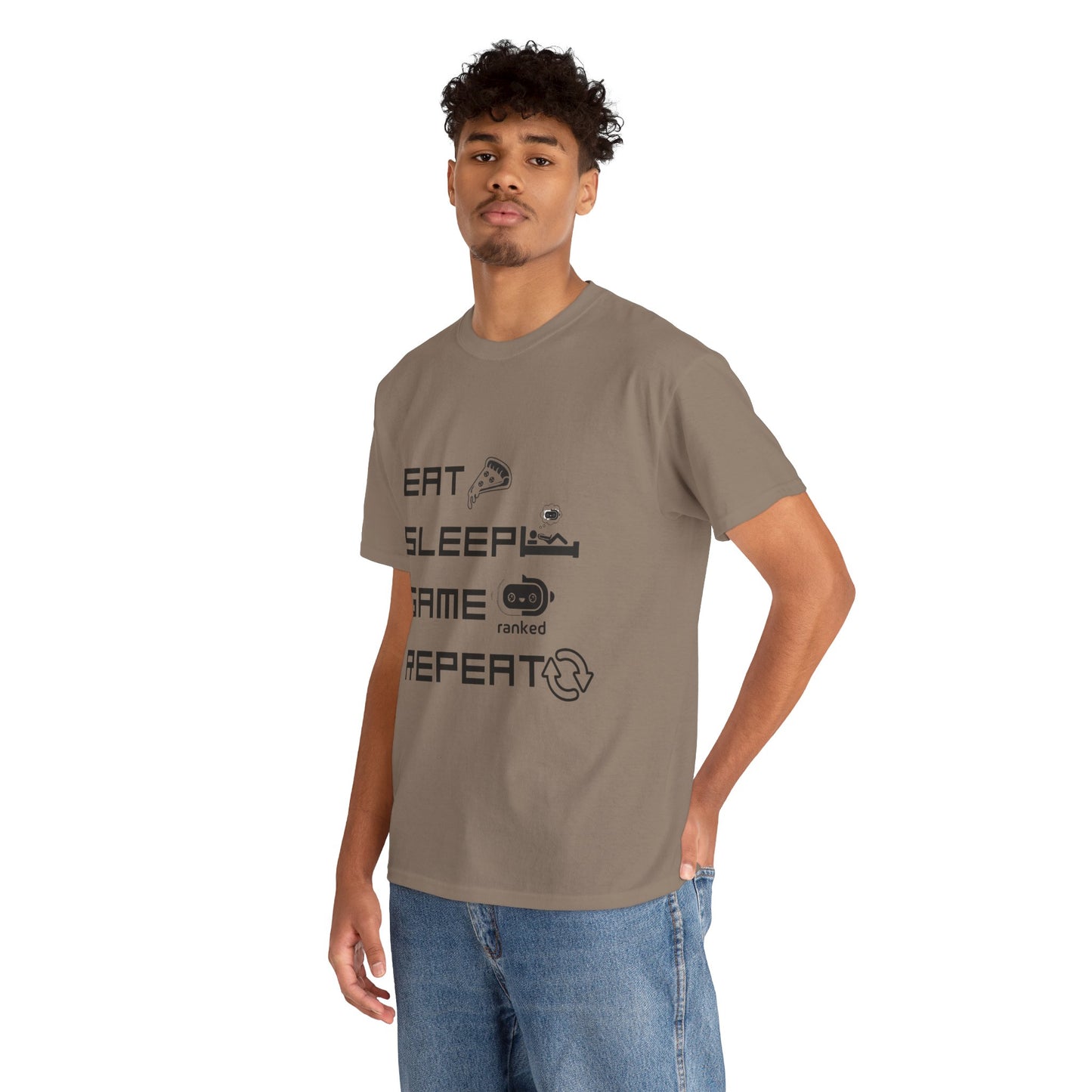 Eat Sleep Game Repeat T-Shirt