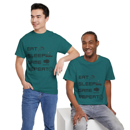 Eat Sleep Game Repeat T-Shirt