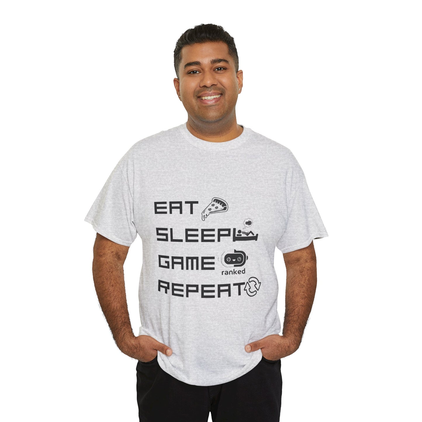 Eat Sleep Game Repeat T-Shirt