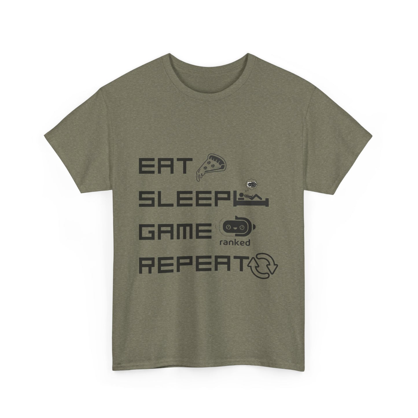 Eat Sleep Game Repeat T-Shirt