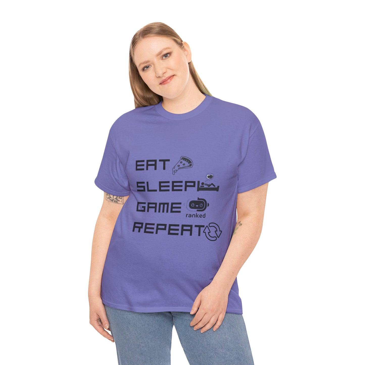 Eat Sleep Game Repeat T-Shirt