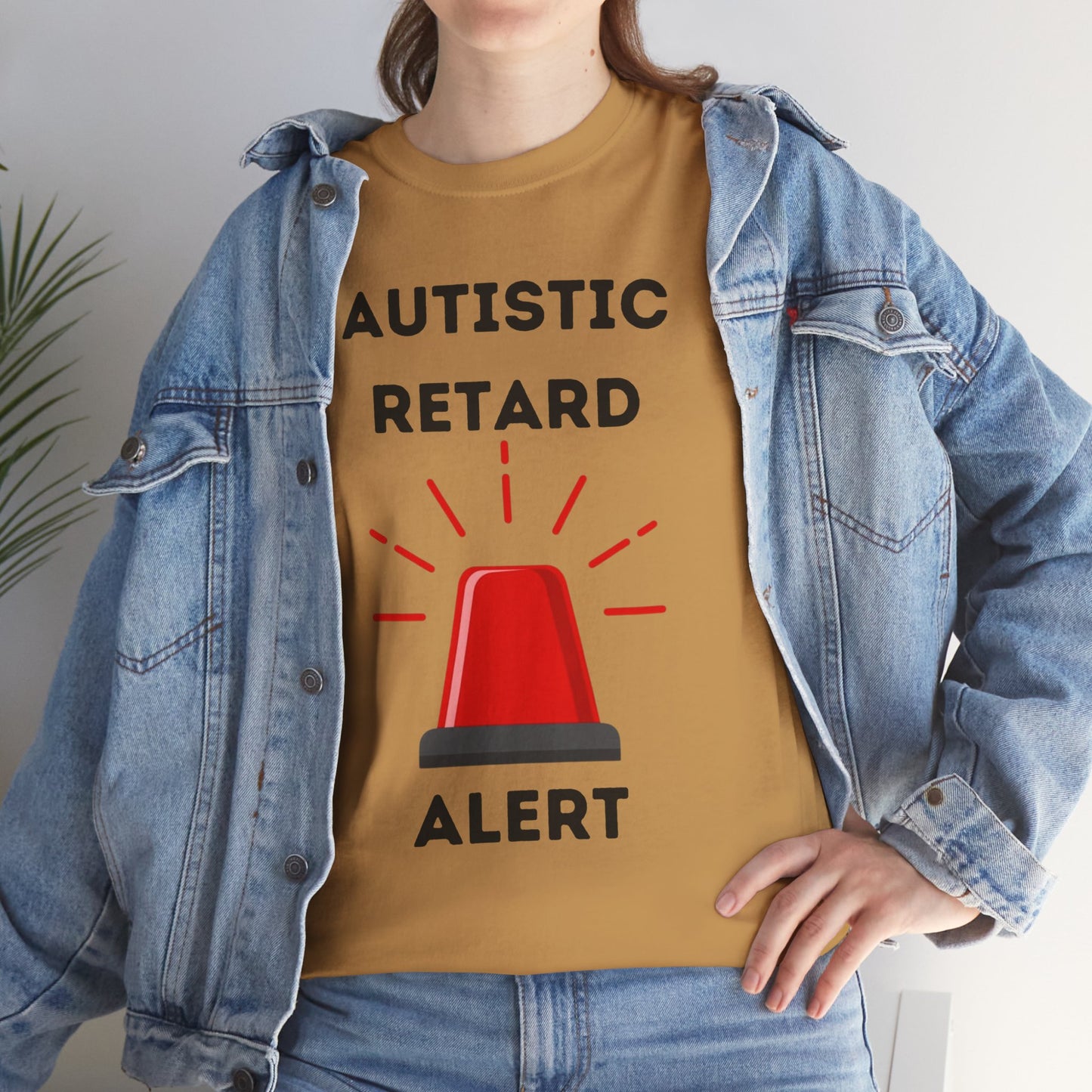 Autistic Retard Alert T-Shirt