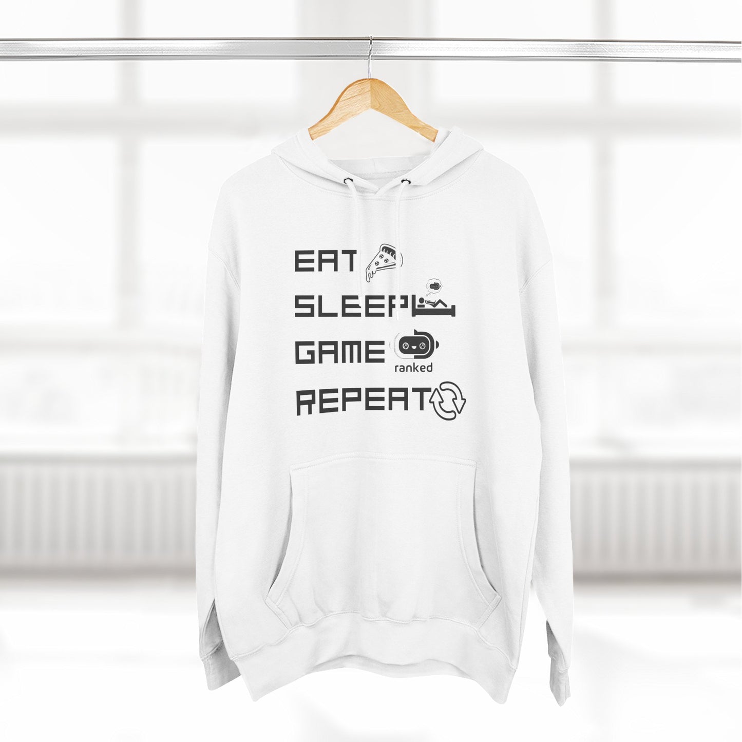 Eat Sleep Game Repeat Hoodie