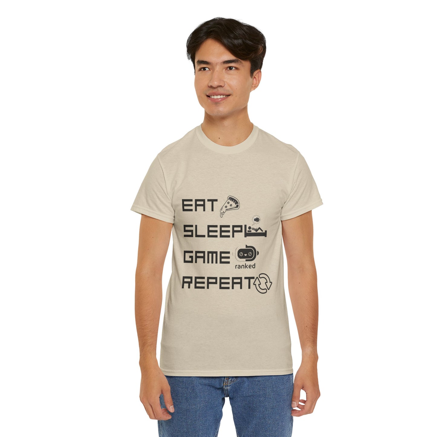 Eat Sleep Game Repeat T-Shirt