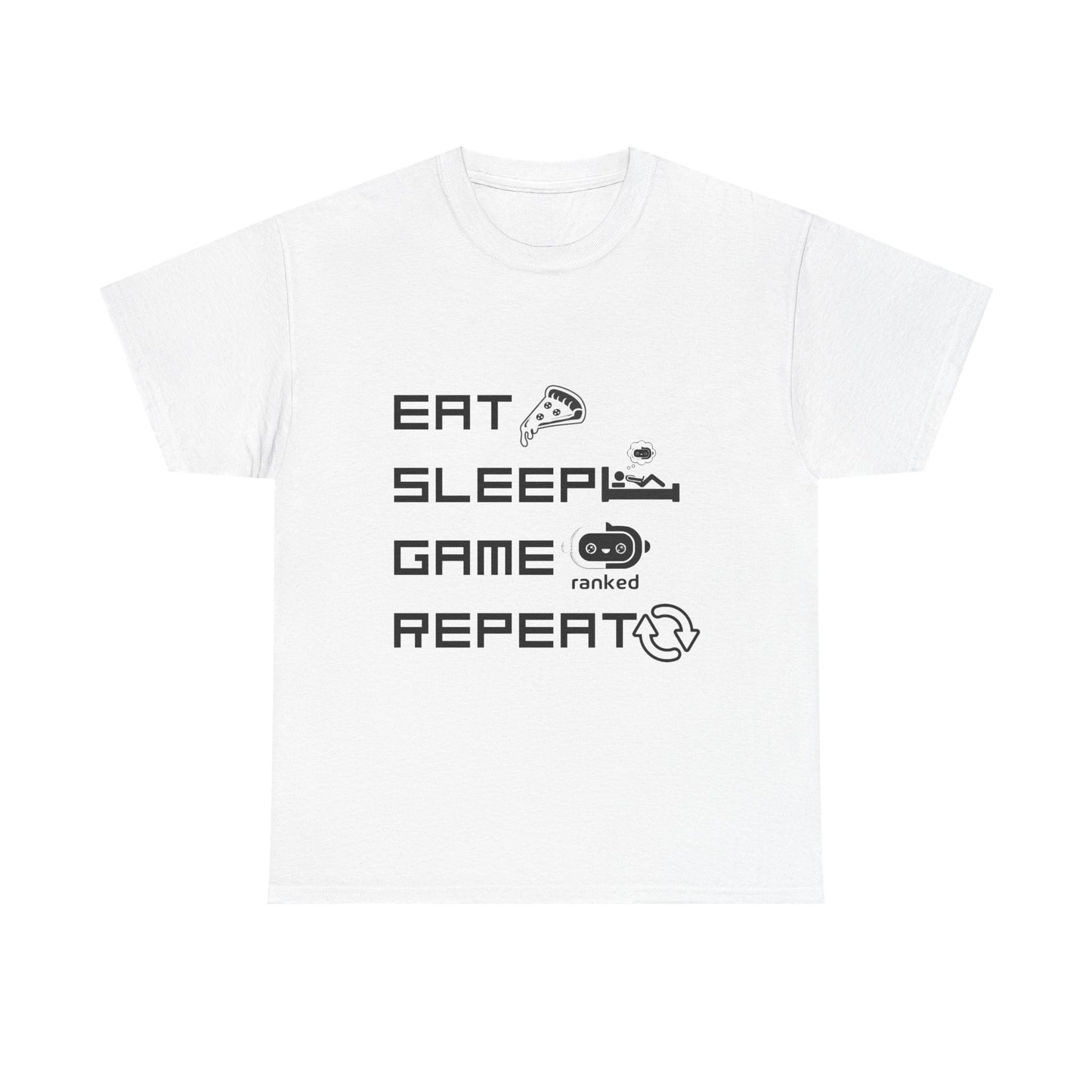 Eat Sleep Game Repeat T-Shirt