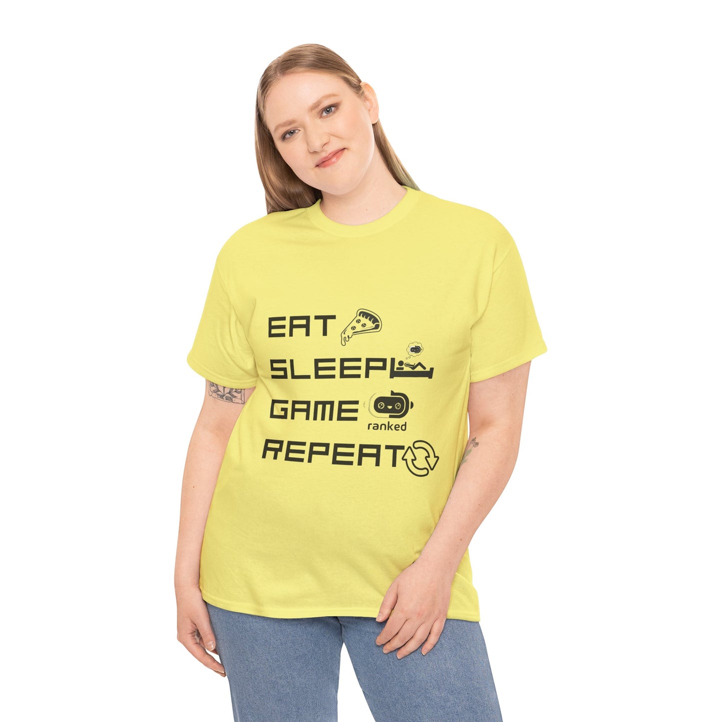 Eat Sleep Game Repeat T-Shirt